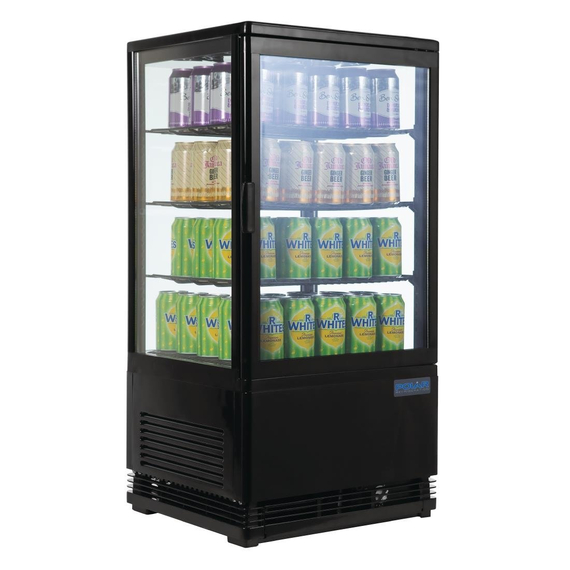 Polar C-Serie Energieeffizienter Display-Kühlschrank Schwarz 68Ltr Polar C-Serie Energieeffizienter Display-Kühlschrank Schwarz 68Ltr