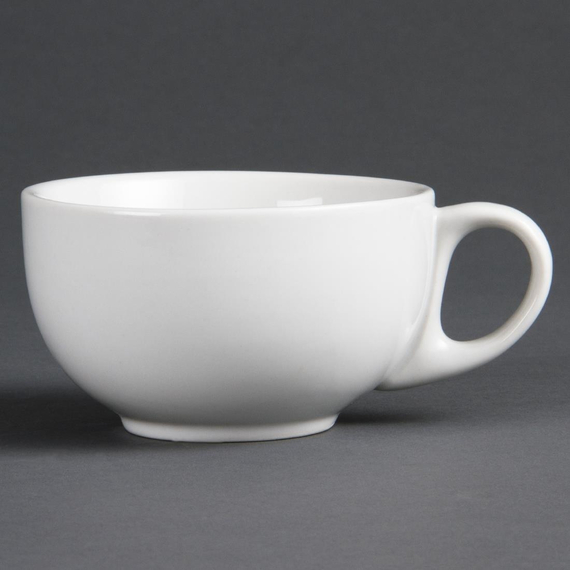 Olympia Whiteware Cappuccinotassen 28,4cl (12 Stück) 2 Olympia Whiteware Cappuccinotassen 28,4cl (12 Stück)