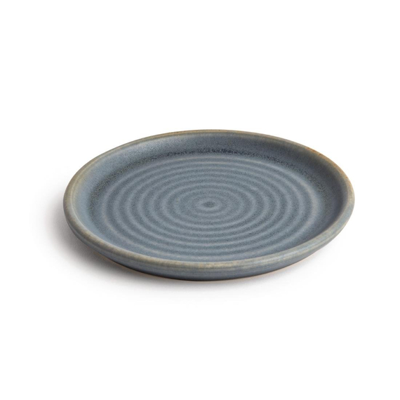 Olympia Canvas runder Teller mit schmalem Rand granit-blau 18cm (6 Stück) Olympia Canvas runder Teller mit schmalem Rand granit-blau 18cm (6 Stück)