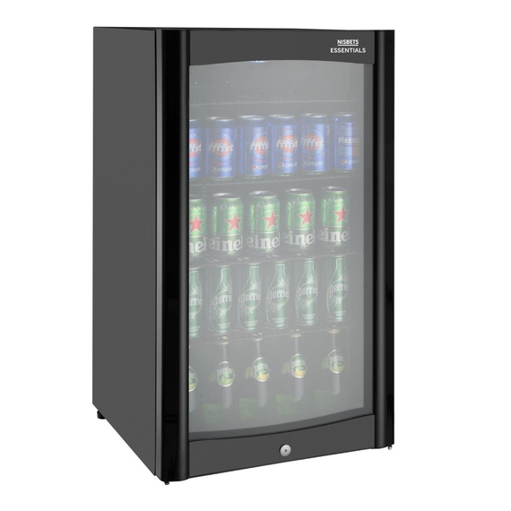 Nisbets Essentials Einzeltür Rückbar Kühler 98Ltr 2 Nisbets Essentials Einzeltür Rückbar Kühler 98Ltr