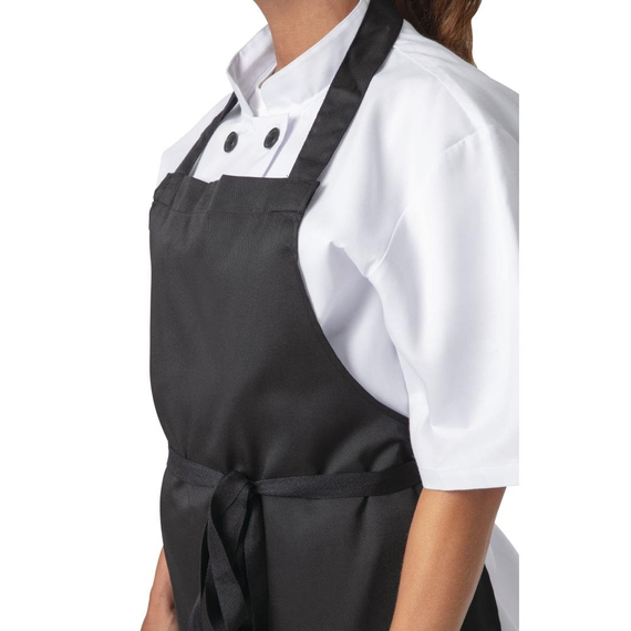 Nisbets Essentials Latzschürze Polybaumwolle schwarz (2 Stück) 1 Nisbets Essentials Latzschürze Polybaumwolle schwarz (2 Stück)