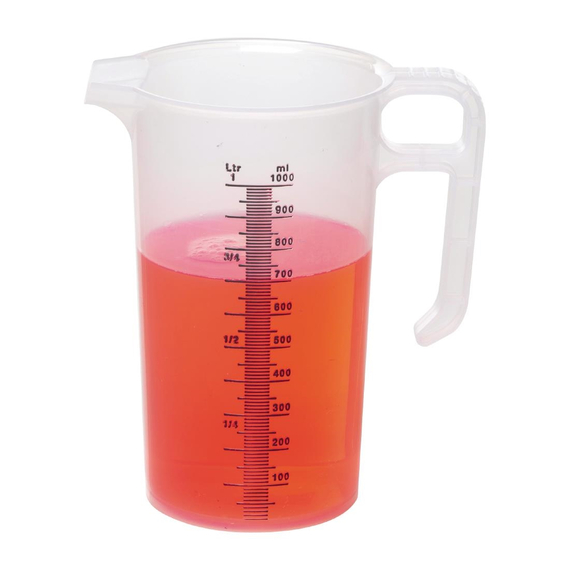 Pro-Measures Polypropylen Messbecher 1000ml 3 Pro-Measures Polypropylen Messbecher 1000ml