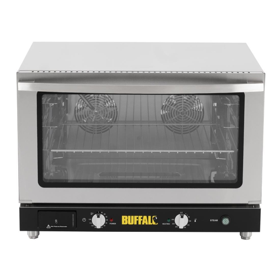Buffalo Bäckerei Umluftofen Mit Dampf 100Ltr Drei-Phasen Buffalo Bäckerei Umluftofen Mit Dampf 100Ltr Drei-Phasen
