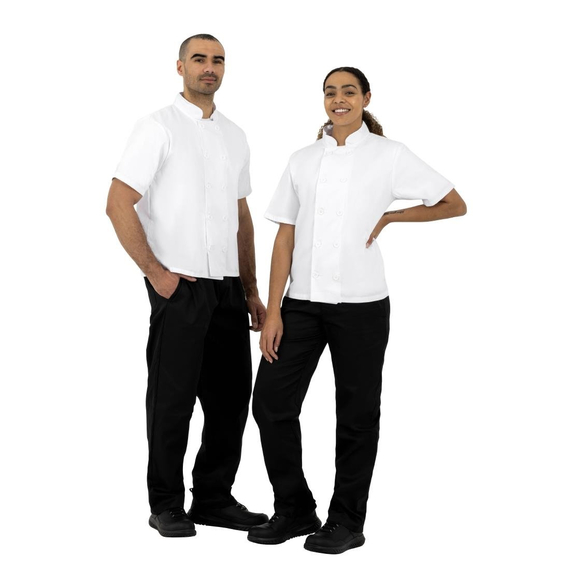 Nisbets Essentials Kochjacken weiß Größe L (2 Stück) 5 Nisbets Essentials Kochjacken weiß Größe L (2 Stück)