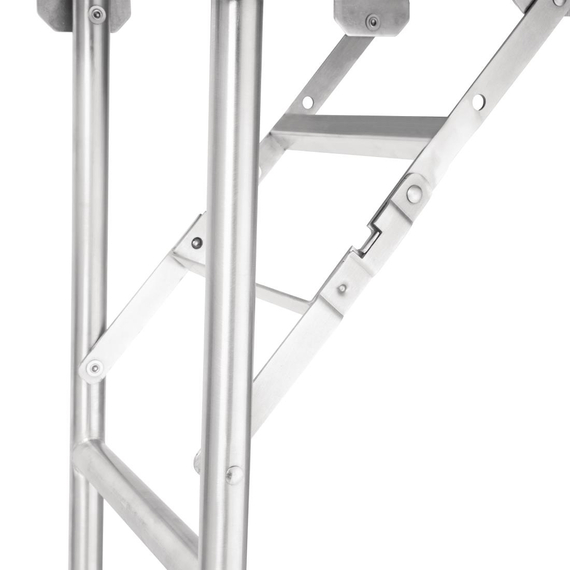 Vogue klappbarer Arbeitstisch aus Edelstahl 1830x610x780 4 Vogue klappbarer Arbeitstisch aus Edelstahl 1830x610x780