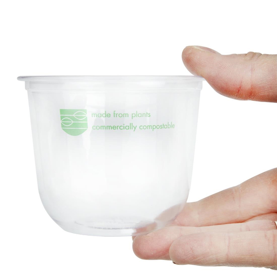 Vegware 96 Serie kompostierbare Rundbehälter 355ml (1000 Stück) 4 Vegware 96 Serie kompostierbare Rundbehälter 355ml (1000 Stück)