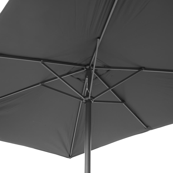 Bolero Seville Quadratischer Sonnenschirm 2x3m Schwarz 2 Bolero Seville Quadratischer Sonnenschirm 2x3m Schwarz