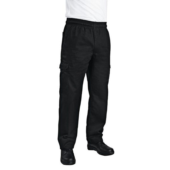 Chef Works Unisex Classic Fit Cargo Chefs Trousers Schwarz L 8 Chef Works Unisex Classic Fit Cargo Chefs Trousers Schwarz L