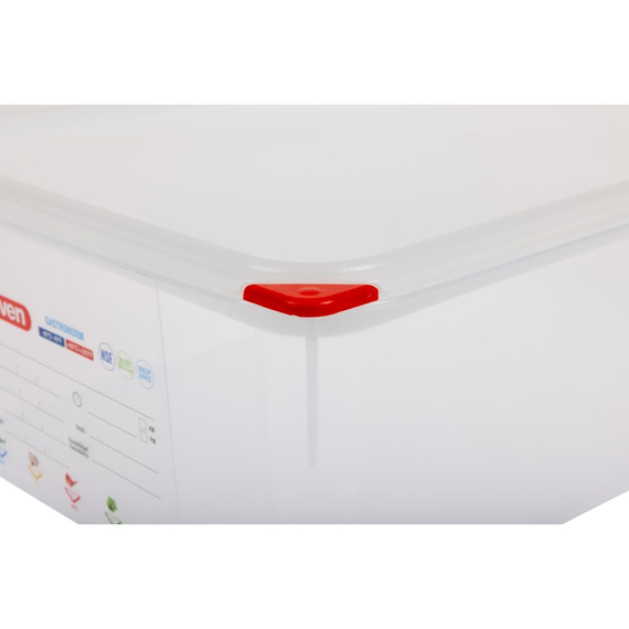 Araven Polypropylen 1/1 Gastronorm Lebensmittel-Aufbewahrungsbox 21L (4 Stück) 4 Araven Polypropylen 1/1 Gastronorm Lebensmittel-Aufbewahrungsbox 21L (4 Stück)