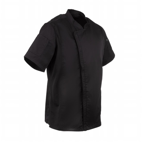 Chef Works Springfield Zipper Herren Kochjacke Schwarz XL 2 Chef Works Springfield Zipper Herren Kochjacke Schwarz XL