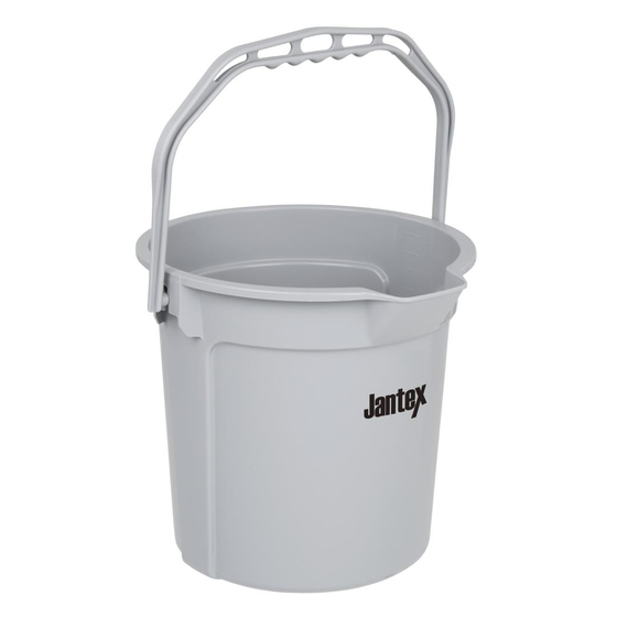 Jantex Grauer, abgestufter Eimer mit Ausgießer, 14 Liter 1 Jantex Grauer, abgestufter Eimer mit Ausgießer, 14 Liter