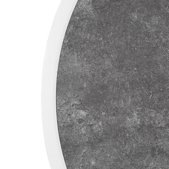 Bolero Fiberglas-Tischplatte, rund, dunkler Steineffekt, 580 mm 2 Bolero Fiberglas-Tischplatte, rund, dunkler Steineffekt, 580 mm
