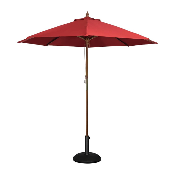 Bolero runder Sonnenschirm rot 2,5m Bolero runder Sonnenschirm rot 2,5m