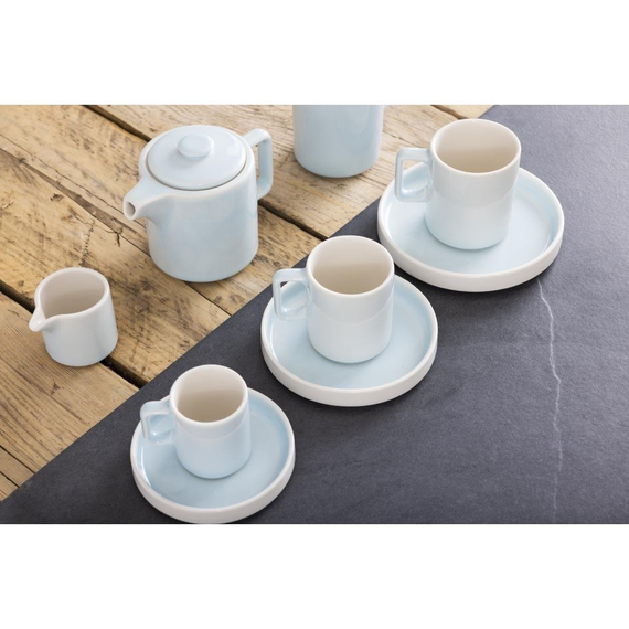 Olympia Fondant Untertasse Aqua 135mm für CU184 (6 Stück) 1 Olympia Fondant Untertasse Aqua 135mm für CU184 (6 Stück)