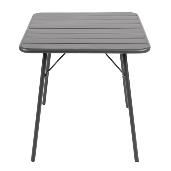 Bolero quadratischer Bistrotisch Stahl grau 70cm 3 Bolero quadratischer Bistrotisch Stahl grau 70cm