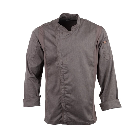 Chef Works Hartford Leichter L/S Mantel mit Reißverschluss Graphit Größe M 9 Chef Works Hartford Leichter L/S Mantel mit Reißverschluss Graphit Größe M