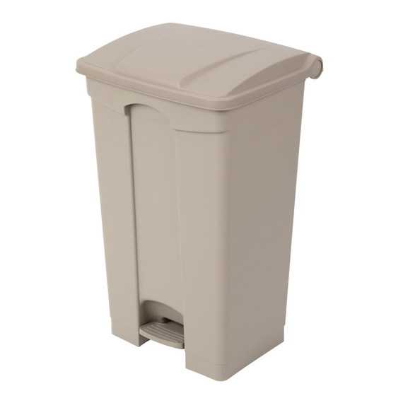 Jantex Küchenpedaleimer beige 87L 1 Jantex Küchenpedaleimer beige 87L
