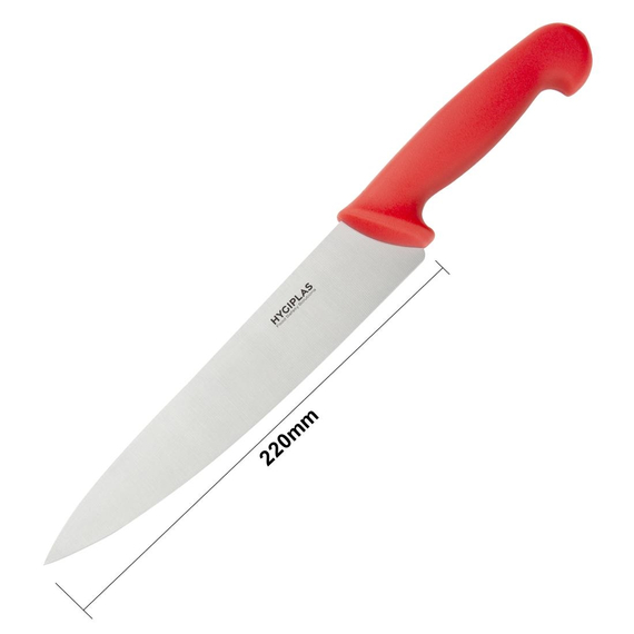 Hygiplas Kochmesser 21cm rot 4 Hygiplas Kochmesser 21cm rot