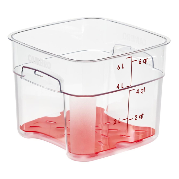 Cambro FreshPro Roter Abtropfboden 195x195mm 3 Cambro FreshPro Roter Abtropfboden 195x195mm