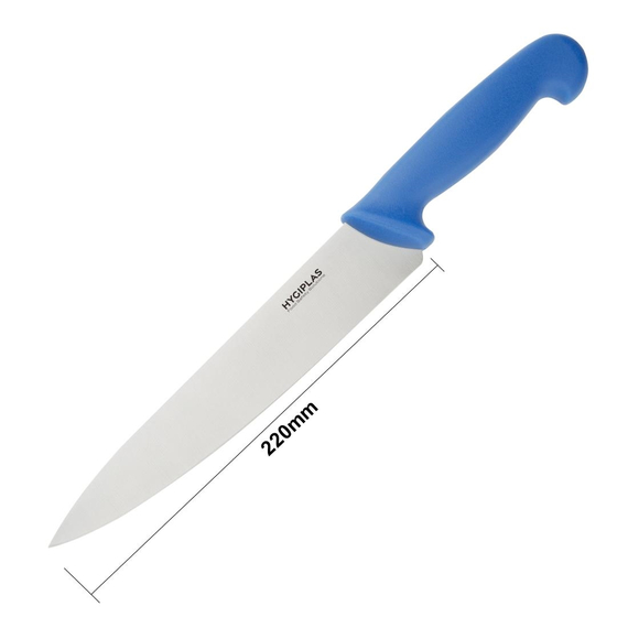 Hygiplas Kochmesser 21cm blau 4 Hygiplas Kochmesser 21cm blau