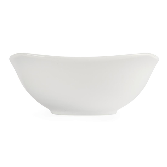 Olympia Whiteware abgerundete quadratische Schalen 18cm (12 Stück) 3 Olympia Whiteware abgerundete quadratische Schalen 18cm (12 Stück)