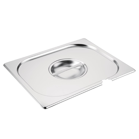 Vogue Deckel mit Löffelaussparung für GN-Behälter GN1/2 1 Vogue Deckel mit Löffelaussparung für GN-Behälter GN1/2