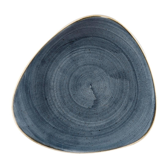 Churchill Stonecast Dreieckige Teller, Blaubeere, 229 mm (12 Stück) Churchill Stonecast Dreieckige Teller, Blaubeere, 229 mm (12 Stück)