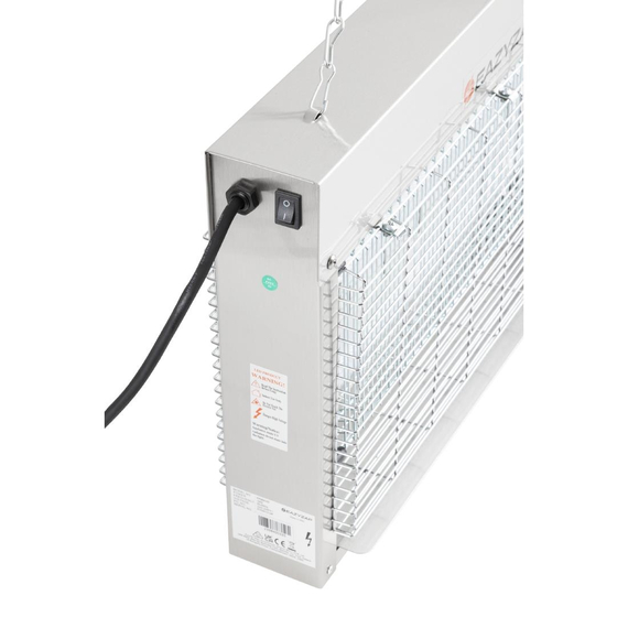 Eazyzap Energieeffizienter Insektenvernichter aus Edelstahl mit LED für 100 m² 5 Eazyzap Energieeffizienter Insektenvernichter aus Edelstahl mit LED für 100 m²
