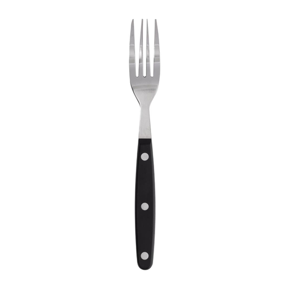 Olympia Steakgabeln mit schwarzem Griff (12 Stück) 3 Olympia Steakgabeln mit schwarzem Griff (12 Stück)