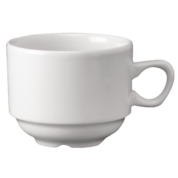 Churchill Whiteware Nova stapelbare Teetassen 21,3cl (24 Stück) Churchill Whiteware Nova stapelbare Teetassen 21,3cl (24 Stück)