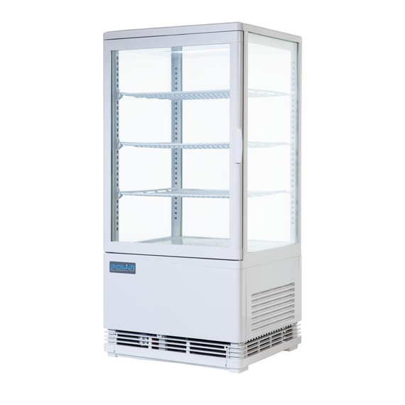 Polar C-Series Energiesparender Kühlschrank mit Gebogener Tür Weiß 86Ltr 1 Polar C-Series Energiesparender Kühlschrank mit Gebogener Tür Weiß 86Ltr