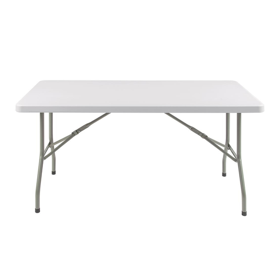 Bolero rechteckiger Klapptisch weiß 152cm 2 Bolero rechteckiger Klapptisch weiß 152cm
