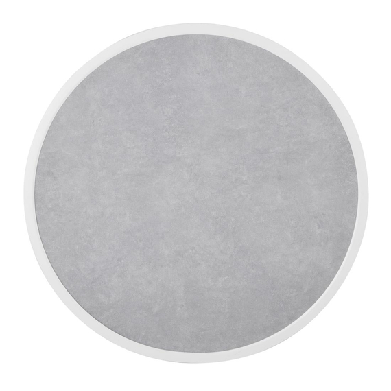 Runde Bolero-Tischplatte aus Fiberglas mit grauem Steineffekt, 580 mm 1 Runde Bolero-Tischplatte aus Fiberglas mit grauem Steineffekt, 580 mm