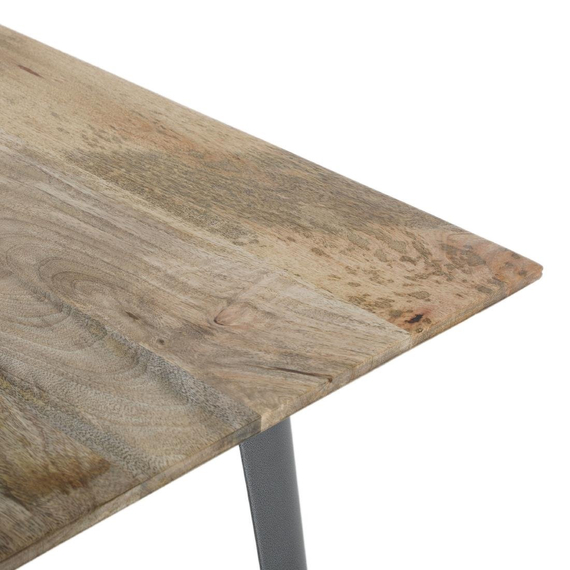 Bolero Bistro Esstisch Mango Holzplatte Gunmetal Rahmen 1450mm 3 Bolero Bistro Esstisch Mango Holzplatte Gunmetal Rahmen 1450mm