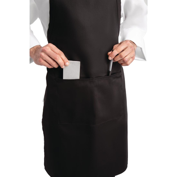 Chef Works Latzschürze Schwarz 4 Chef Works Latzschürze Schwarz
