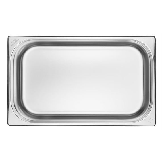 Nisbets Essentials Edelstahl Gastronorm Behälter 1/1 100mm (3 Stück) 3 Nisbets Essentials Edelstahl Gastronorm Behälter 1/1 100mm (3 Stück)
