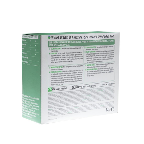 Ecover Spülmaschinentabs (70 Stück) 3 Ecover Spülmaschinentabs (70 Stück)