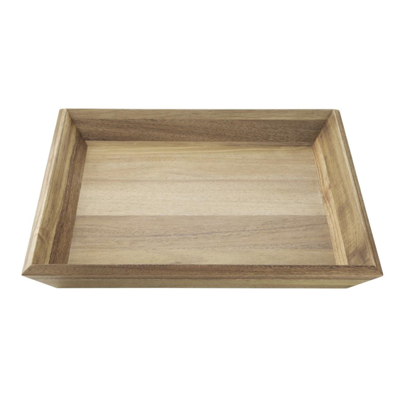 Olympia Akazien-Rechtecktablett 380 x 355 mm 1 Olympia Akazien-Rechtecktablett 380 x 355 mm