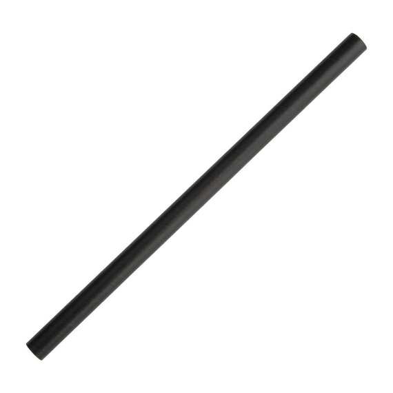 Fiesta Compostable Smoothie-Trinkhalm Papier schwarz 21cm (250 Stück) Fiesta Compostable Smoothie-Trinkhalm Papier schwarz 21cm (250 Stück)