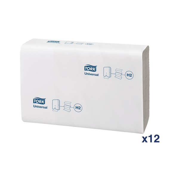Tork Z-gefaltete Handtücher weiß 1-lagig (12 Stück) 6 Tork Z-gefaltete Handtücher weiß 1-lagig (12 Stück)
