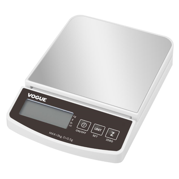 Vogue Elektronische Waage 3kg 1 Vogue Elektronische Waage 3kg