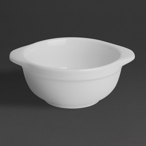 Olympia Whiteware Schalen mit Griffen 250ml (6 Stück) 1 Olympia Whiteware Schalen mit Griffen 250ml (6 Stück)