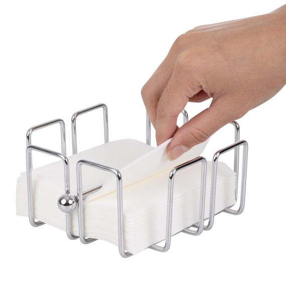 Olympia Cocktail-Serviettenhalter mit Gewicht 14 x 14cm 3 Olympia Cocktail-Serviettenhalter mit Gewicht 14 x 14cm