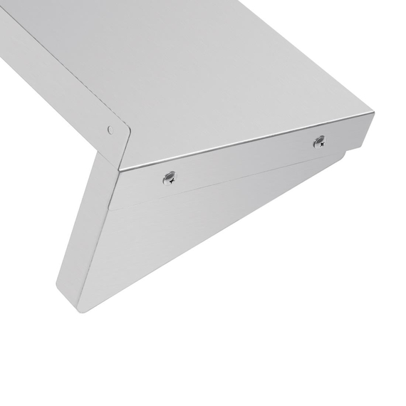 Vogue Edelstahl-Wandregal 150cm 2 Vogue Edelstahl-Wandregal 150cm