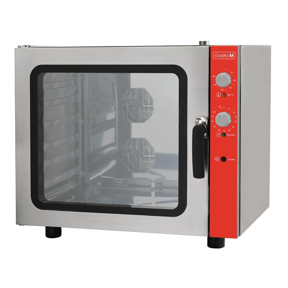 Gastro M Elektrischer Konvektionsofen Bäckerei 6 Roste 400V Gastro M Elektrischer Konvektionsofen Bäckerei 6 Roste 400V