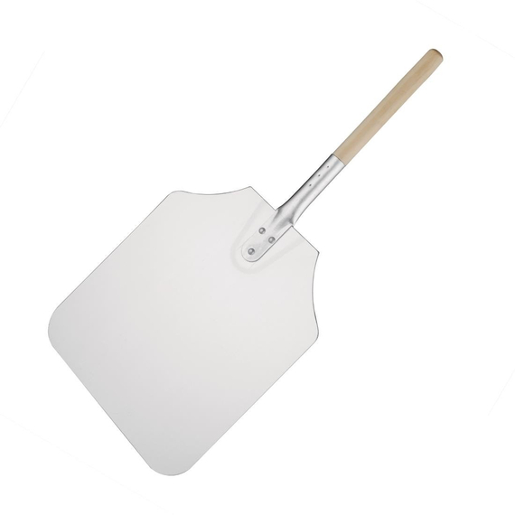 Vogue Pizzaschaufel aus Aluminium mit Holzgriff 30x35cm Vogue Pizzaschaufel aus Aluminium mit Holzgriff 30x35cm