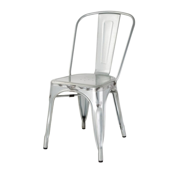 Bolero Bistro Stühle aus verzinktem Stahl (4 Stück) 1 Bolero Bistro Stühle aus verzinktem Stahl (4 Stück)
