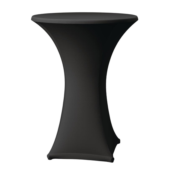 Tischhusse für Stehtische Samba schwarz 85cm Tischhusse für Stehtische Samba schwarz 85cm