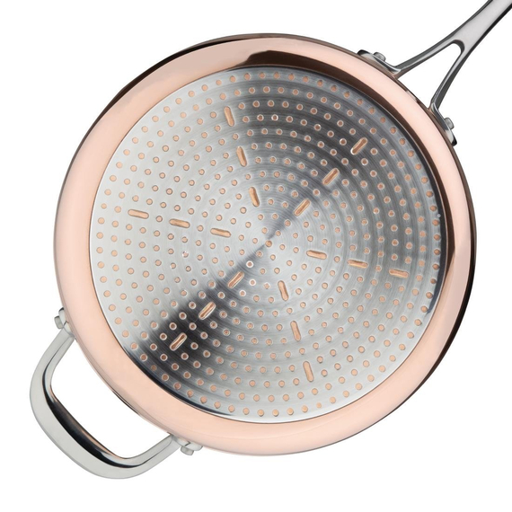 Vogue Tri-Wall Kupfer Sauteuse Induktion 24cm 2 Vogue Tri-Wall Kupfer Sauteuse Induktion 24cm