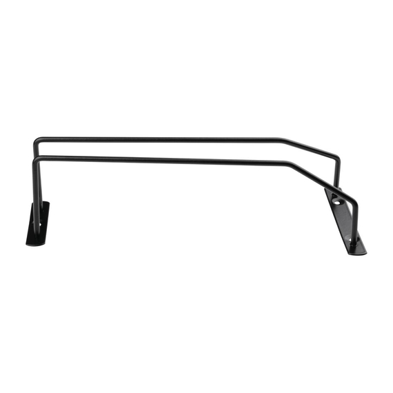 Olympia Weinglasregal Schwarz 255mm 2 Olympia Weinglasregal Schwarz 255mm